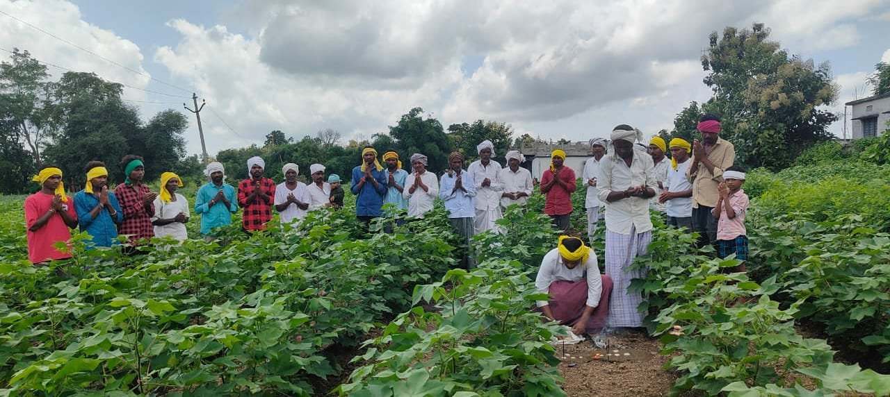 చింతల సాంగ్విలో సిడం వంశీయుల నోవోంగ్ పూజలు
