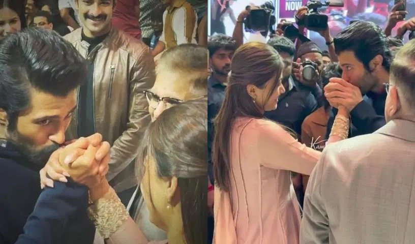 ప‌బ్లిక్‌లో ముద్దు పెట్టిన విజ‌య్ దేవ‌ర‌కొండ‌..